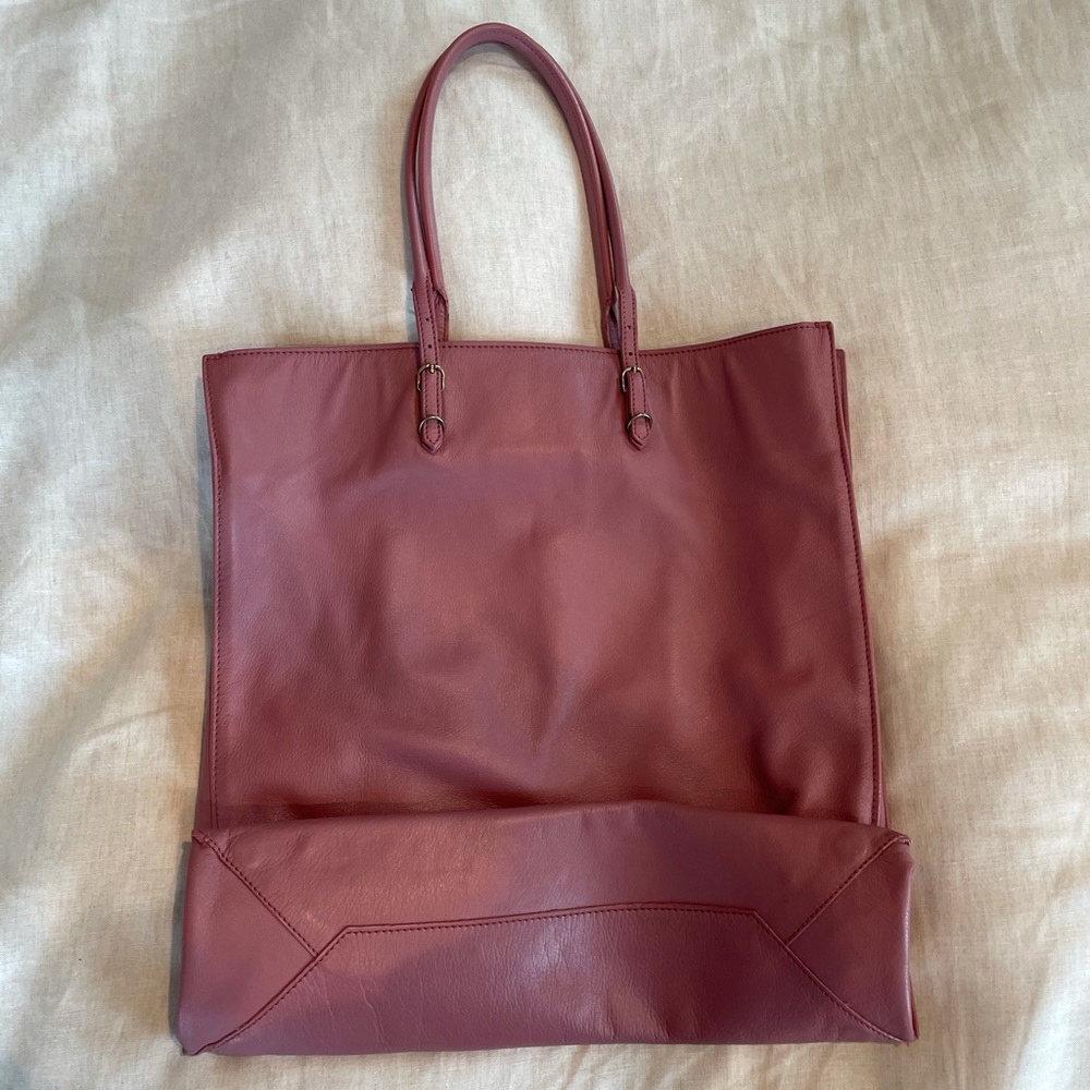 BALENCIAGA rose pink papier tote bag - Picture 4 of 12